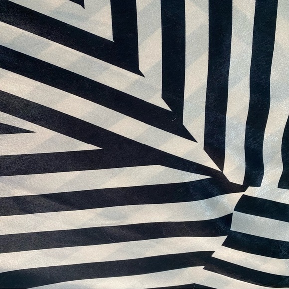 Mango Striped Midi Skirt Large - Picture 4 of 8